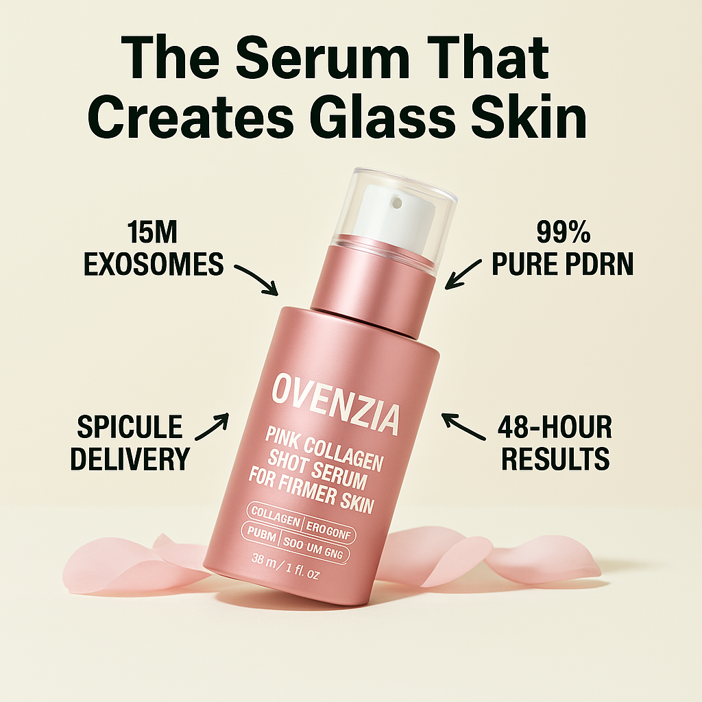 Ovenzia Pink Collagen Shot Serum For Firmer Skin
